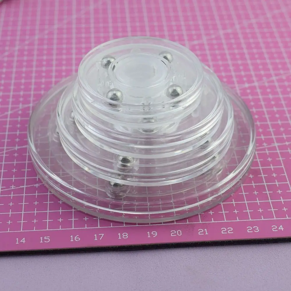 

Creative 360-Degree Acrylic Turntable Transparent Round Rotating Display Stand Clear Plastic 360-Degree Rotary Table Antique