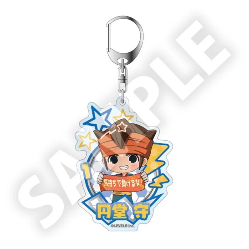 Inazuma Eleven 6CM Acrylic Keychain Pendant Bag Car Keychain Cell phone Pendant present Friend Festivals Gifts