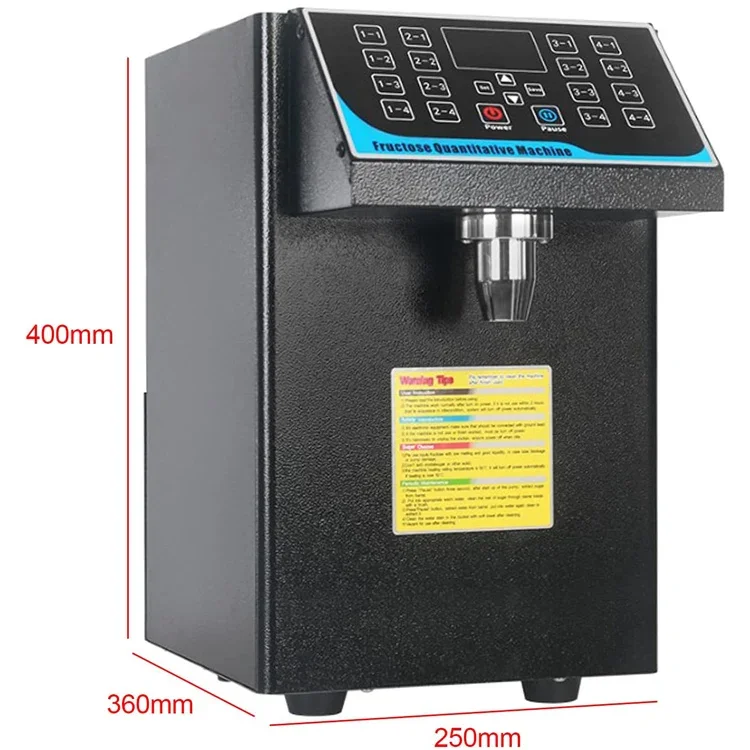 

'forFactory price commercial 350W 7L sugar automatic bubble tea shop Quantitative syrup fructose dispenser machine