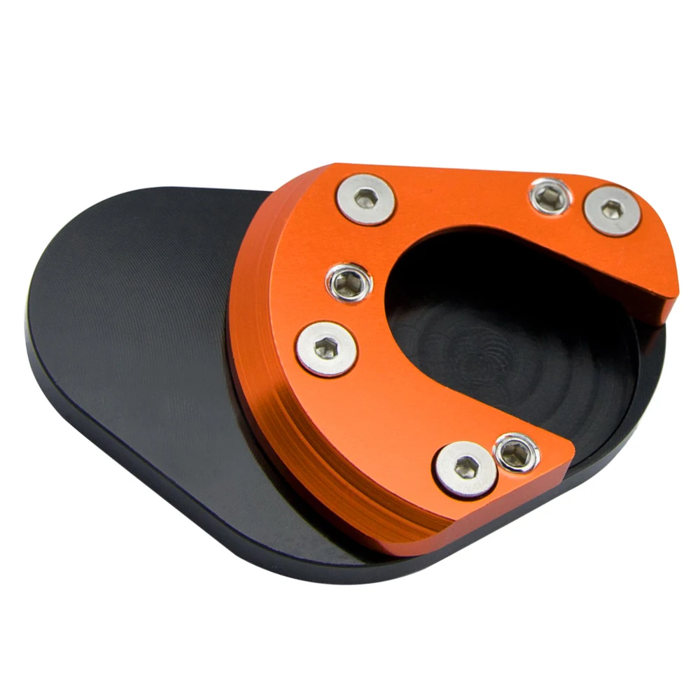 Motorcycle Side Stand Extention Plate for KTM 125 200 390 690 Duke IV 990 1190 Adventure 990 Supermoto Kickstand Enlarger Pad