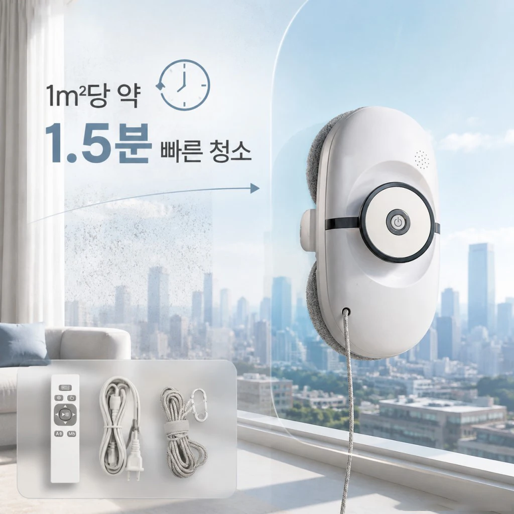 Ultra Fast Speed Modern New Window Cleaning Robot Smart Cleaning Glass Window Vacuum Cleaner
