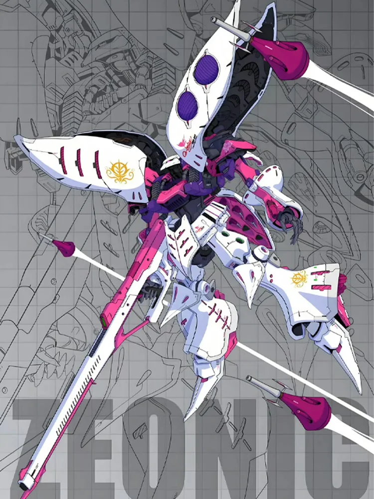 

In Stock YIYA-G01 Qubeley AMX-004 Assemble Movability Model Toy Collection 1/120 UBELEY The Queen's car