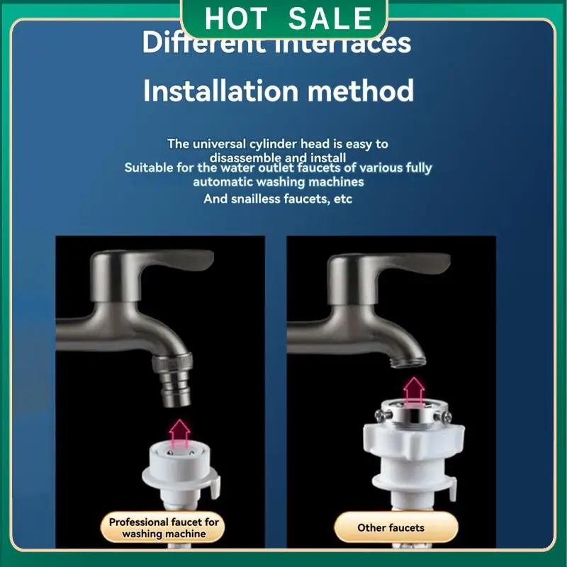 Manguera de entrada de agua para lavadora, conector Universal de tubo de lavadora, manguera de PVC de Color blanco, longitud larga, entrega en 24 horas