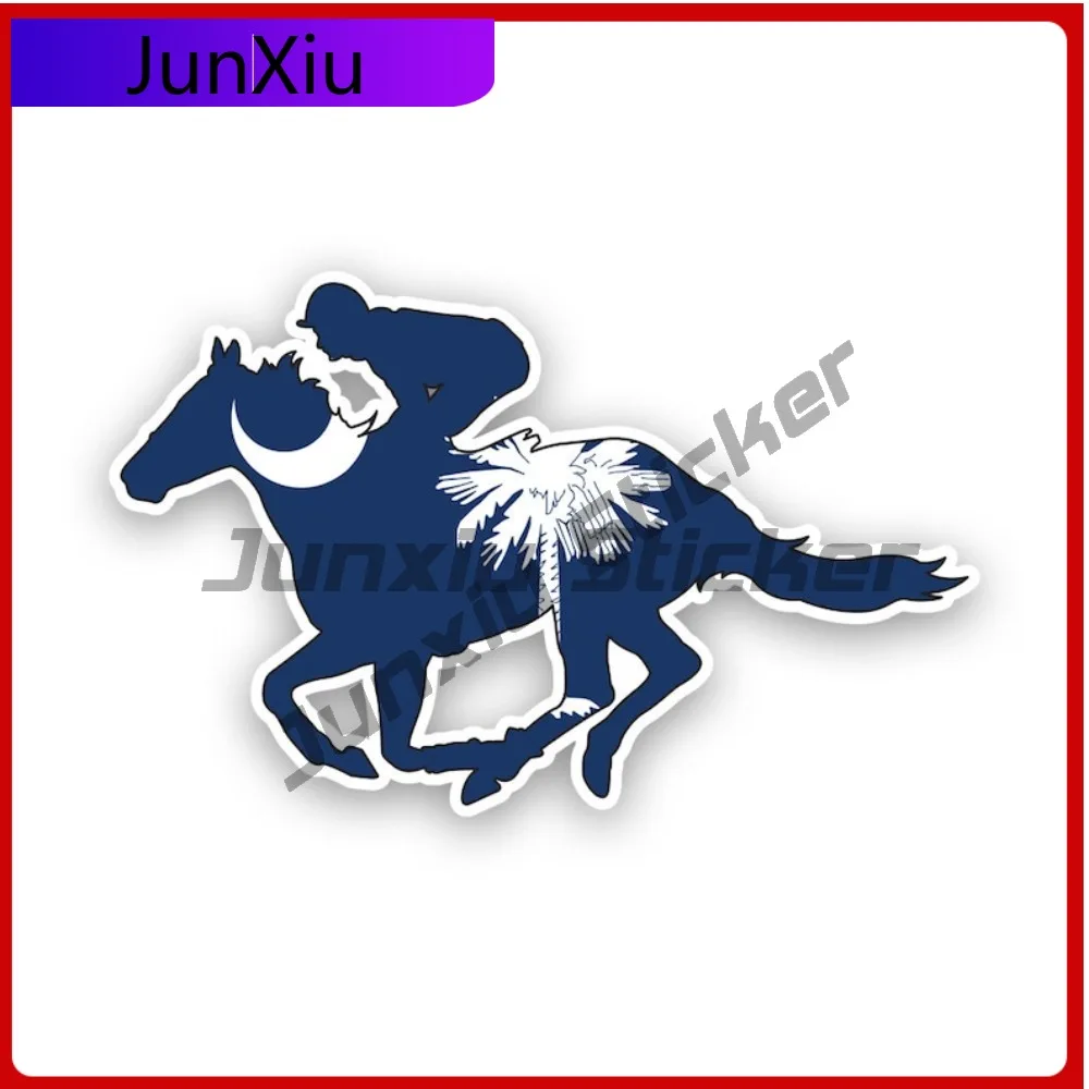 

South Carolina Sc Weather Resistant Fade Resistant Anime Style For Motorcycle Bumper Helmet Removable Self Adhesive Decal