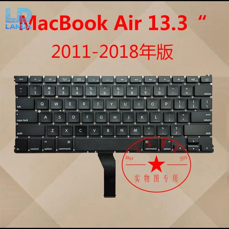 13.3-inch Laptop Keyboard Replacement Breathable Durable Ergonomic Keycaps Easy Install Compatible with Multiple Laptop Models
