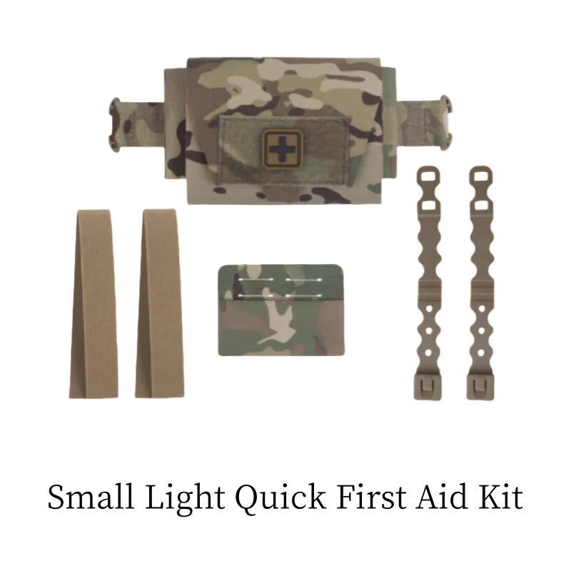 Tactical small and agile first aid kit M system mounted split design for easy access to hunting accessories kit