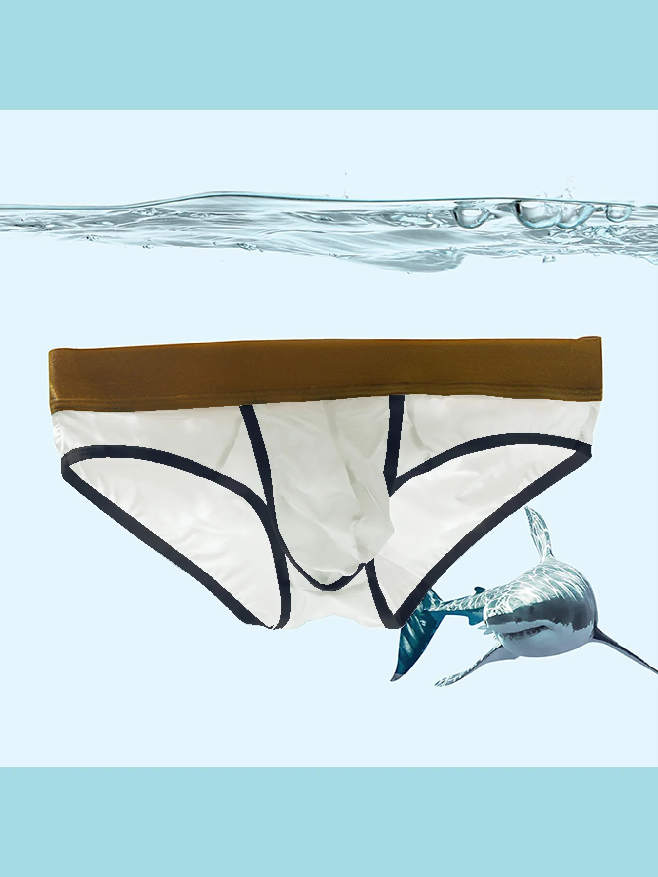 

Open Front Pouch Briefs Mens Ice Silk Youth Low Waist Bullet Separation Scrotum Support Panties Breathable Thin Underwear