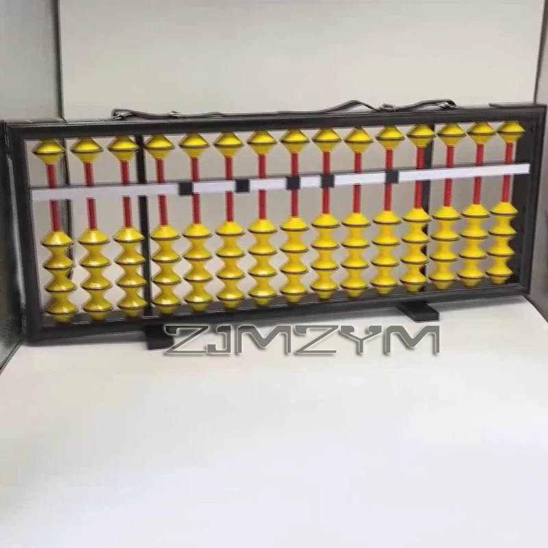 15 Column Wooden Abacus Chinese Non-slip Abacus Education Learning Maths Tools For Students And Teachers