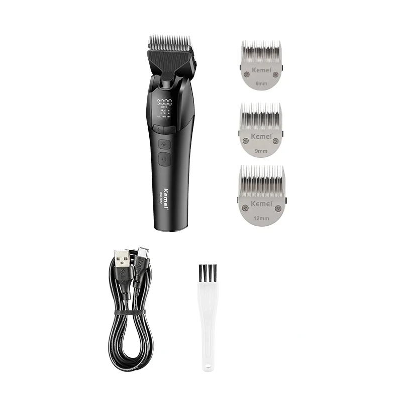 Dog Grooming Rechargeable Cordless Pet Hair Clipper Km-1857 Rechargeable Pet Grooming Clipper Dog Hair Trimmer