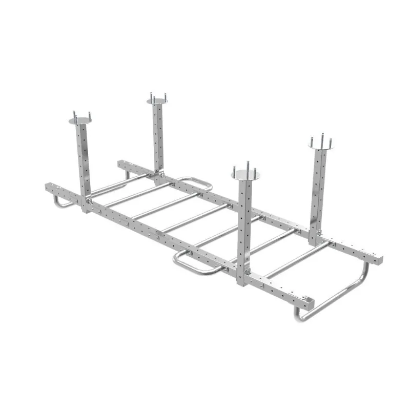 Stainless steel ceiling climbing ladder pull-up frame