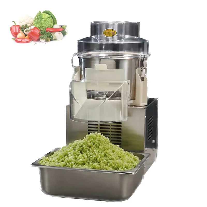 Vegetable Chopping Machine Food Processor Cutting Chili Meat Stuffing Chopper Grinder Stainless Electric Vegetables Pellet Machi