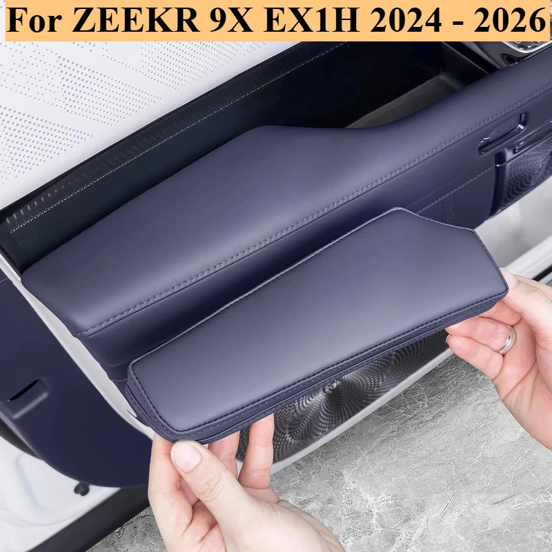 

For ZEEKR 9X EX1H 2024 2025 2026 Car Door Armrest Height-increasing Pads Thickened Memory Foam Protective Interior Mat
