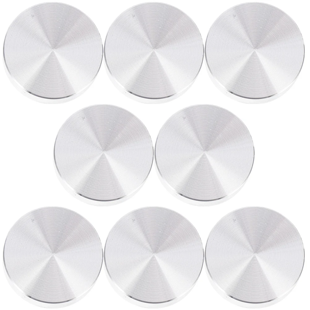 

8pcs Aluminum Alloy Disc Glass Table Top Adapter For Tea Tables Round Anti-Slip Table Accessories Coffee Tops Adapter