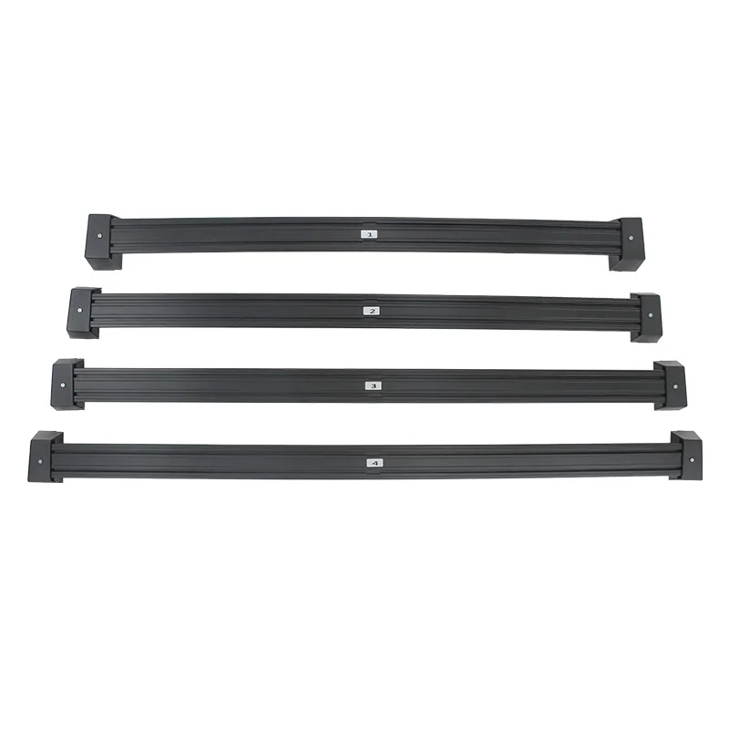 

Wholesale Heavy Duty Aluminum Alloy 4-Pack for Tesla Cybertruck Roof Rack Cross Bars Capacity Easy Installation Included Tools