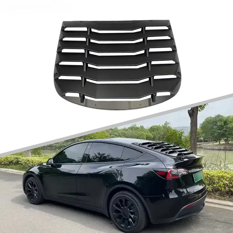 

High Quality Classic Style Matte Black Windows Louver for Teslas Model Y