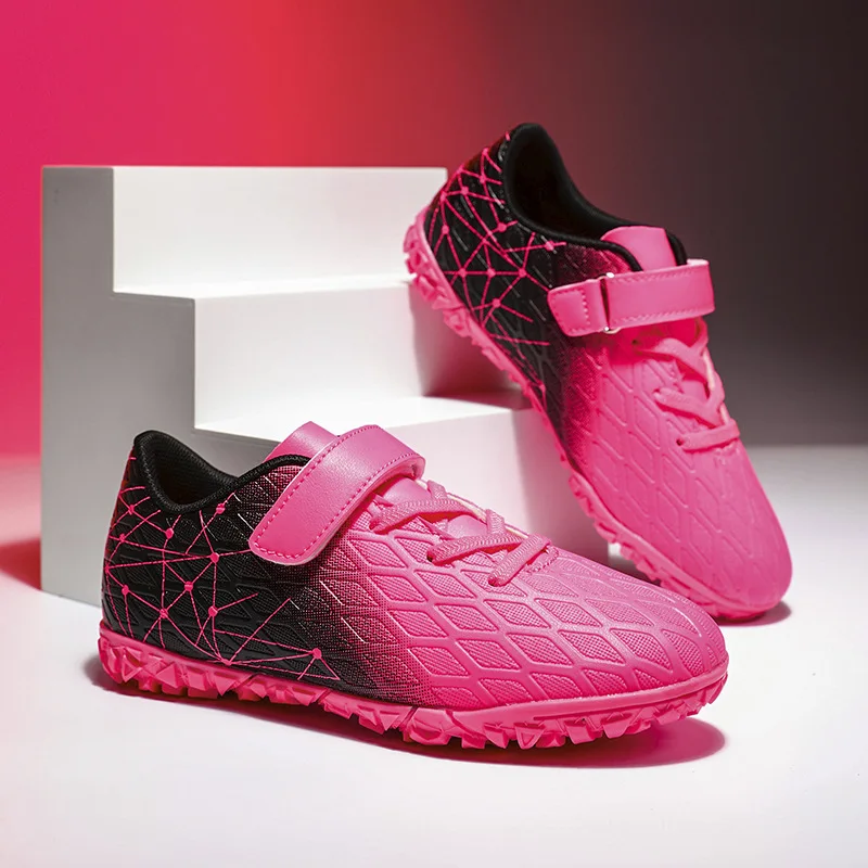 Kids Summer Latest Style TF Broken Studs Soccer Shoes Professional Outdoor Football Cleats