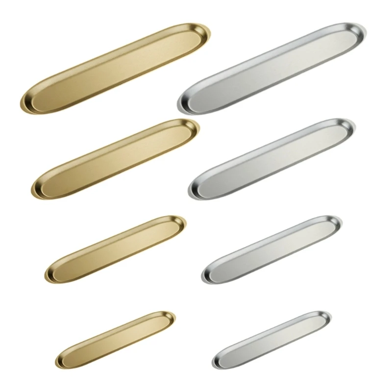 

2025 New Striped Metal Tray Practical Serving Dish For Busy Households Professionals