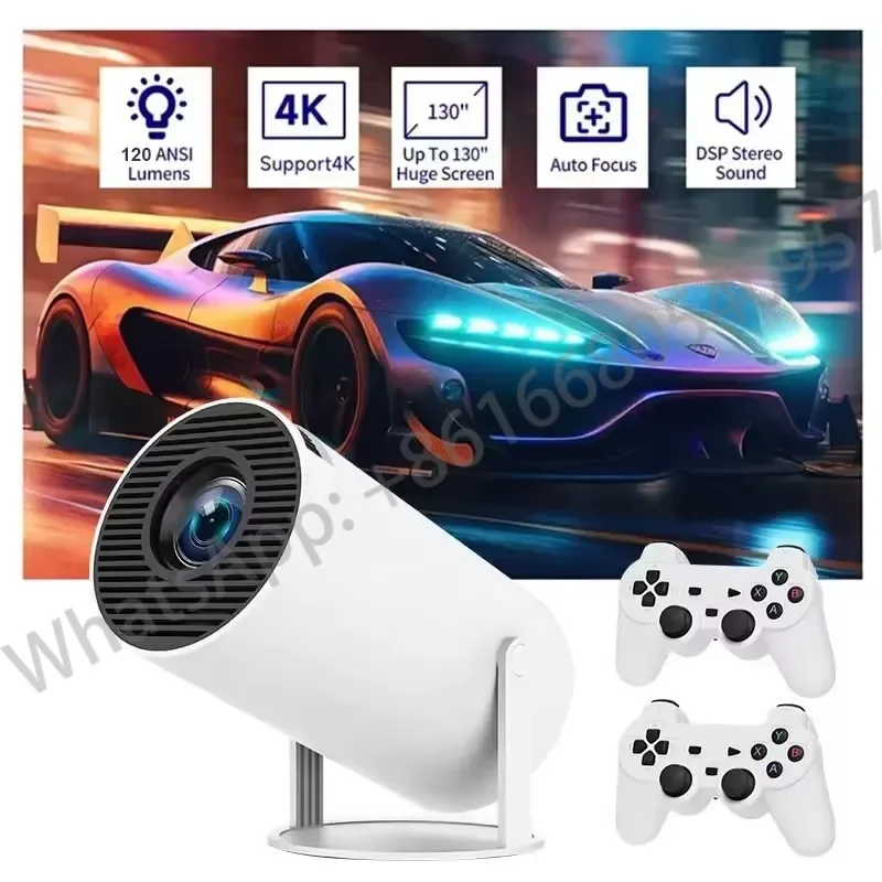 X10 Plus Game Projector 4K 8GB 10000 Games Android 11 Wifi Video Game Console Portable Home Theatre Video HY300 Projectors - view 4
