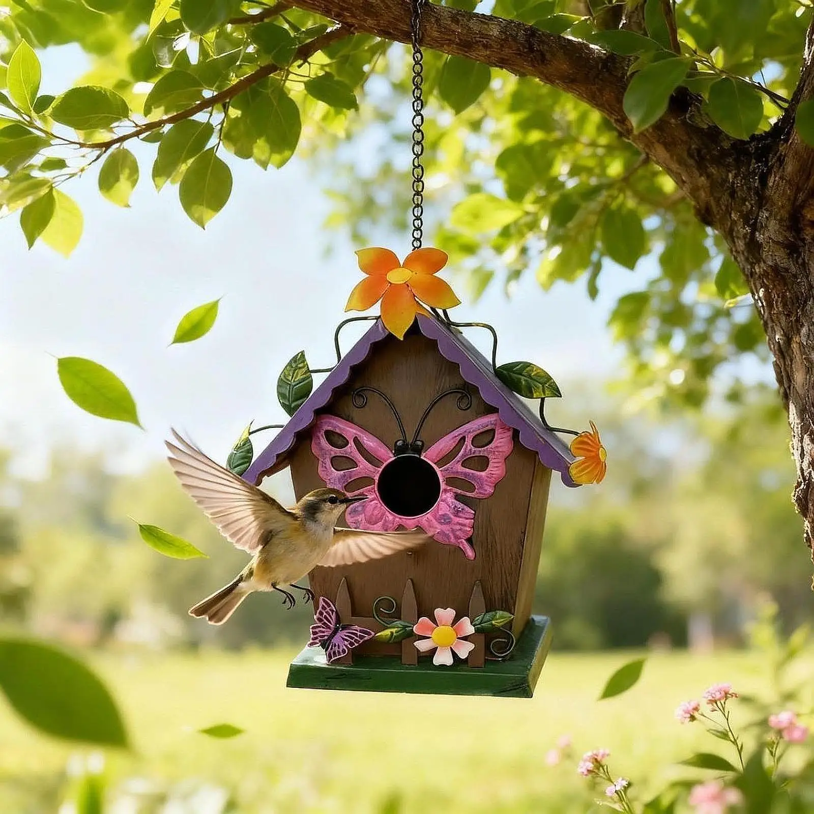 Outdoor Hanging Bir… - image