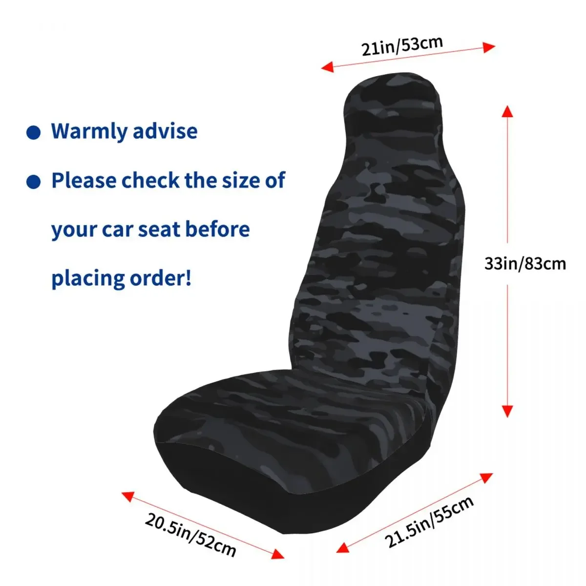 Night Camouflage Pattern Universal Car Seat Cover Four Seasons AUTOYOUTH Camo Car Seat Covers Polyester Car Styling