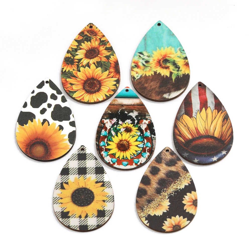 

Cordial Design 100Pcs Natural Wood/Jewelry Findings & Components/DIY Pendant/Jewlery Accessories/Drop Shape/Charms/Hand Made
