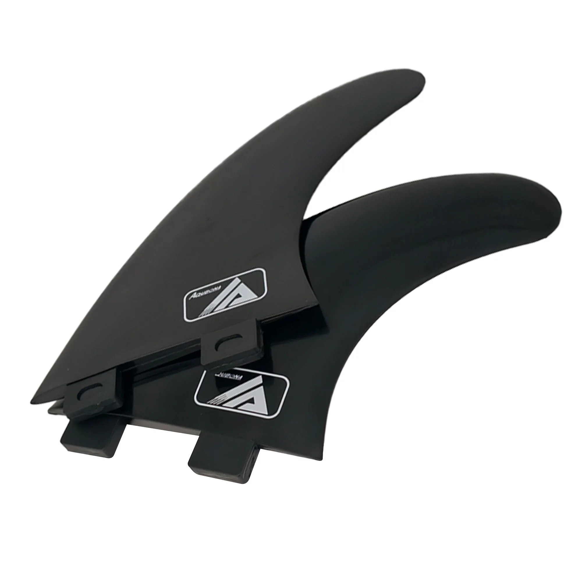 AQUBONA Surf Fin Single Tab & Twin Tabs Fins für Longboard Surfboard Paddleboard Thruster Set 437 Style – Detail 13