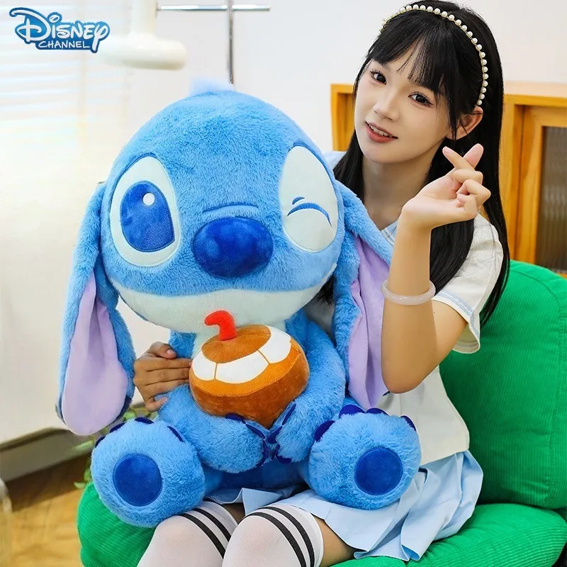 

30-60CM Big Size Good Coconut Stitch Plushies Cartoon Anime Disney Lilo & Stitch Plushies Kawaii Stuffed Animal Children Gift