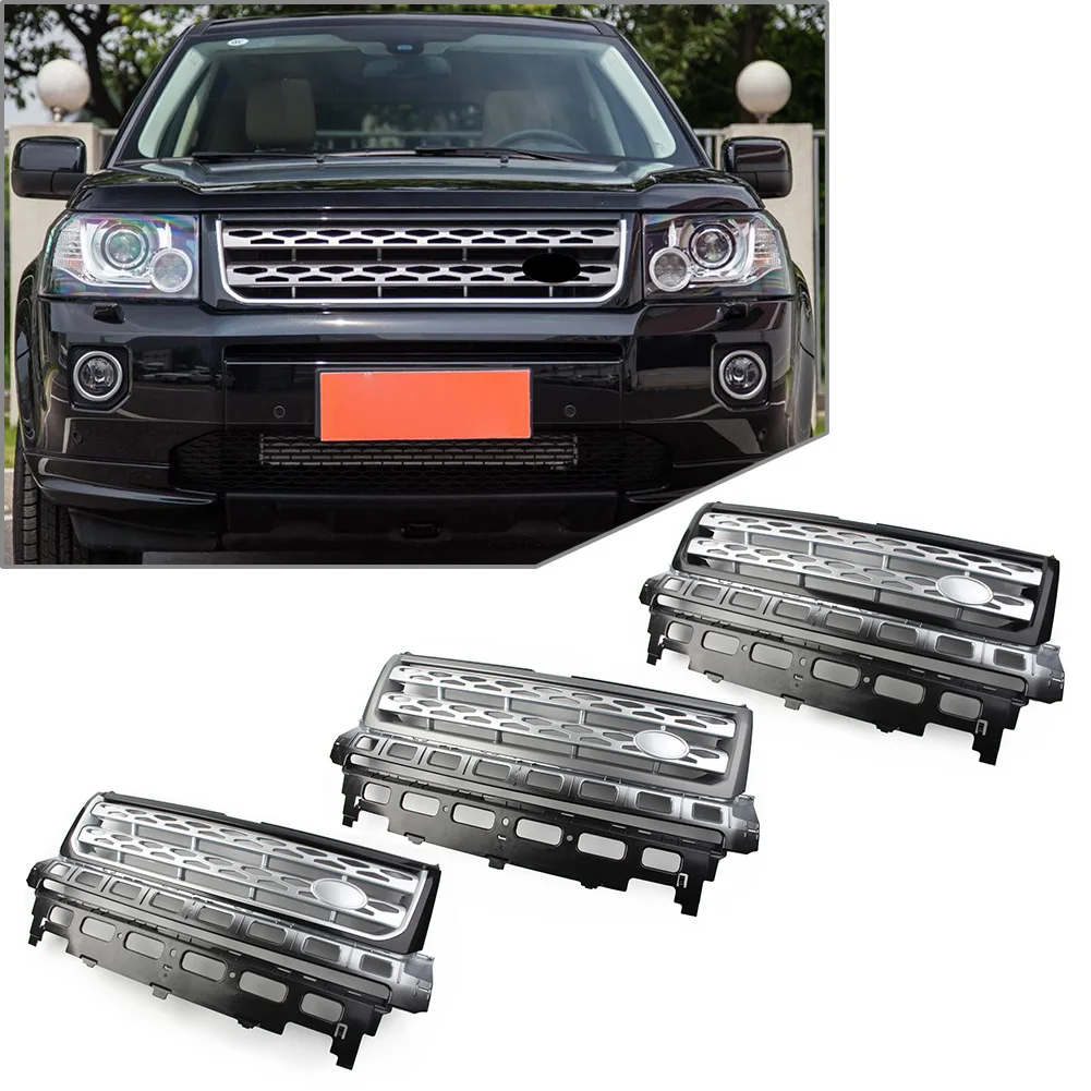 

ABS Front Grille Bumper Mesh Grill For Land Rover Freelander 2 LR2 2010 2011 2012 2013 2014 2015 2016 Car Accessories Parts