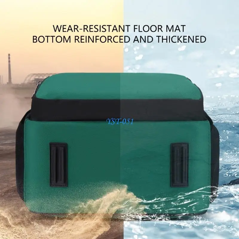 حقيبة ظهر لحمل الأدوات E15A من قماش أوكسفورد، حقيبة تنظيم الأدوات الكهربائية متينة