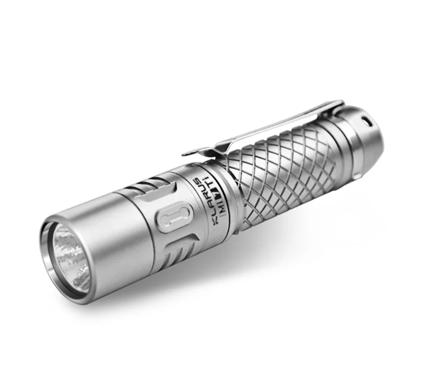 KLARUS Mi7 Ti 700 Lumens IPX-8 تصنيف صغير وخفيف الوزن للحمل اليومي مصباح LED بواسطة بطارية AA X 1