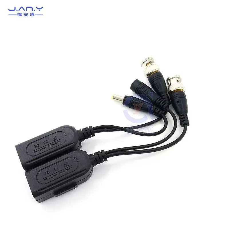 HD 5MP video power 2-in-1 coaxial HIGH definition twisted-pair transmitter anti-jamming with grounding loop isolation