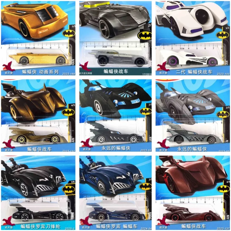 

Mattel Hot Wheels DC Batman The Animated Series Batman Robin Batmobile The Dark Knight Chevy Astro Van 1/64 Model Car Toys Gifts