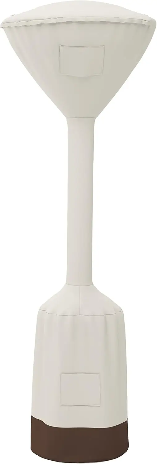 

Outdoor Round Stand Up Patio Heater Cover, Tan, 36" x 18.5" x 95"