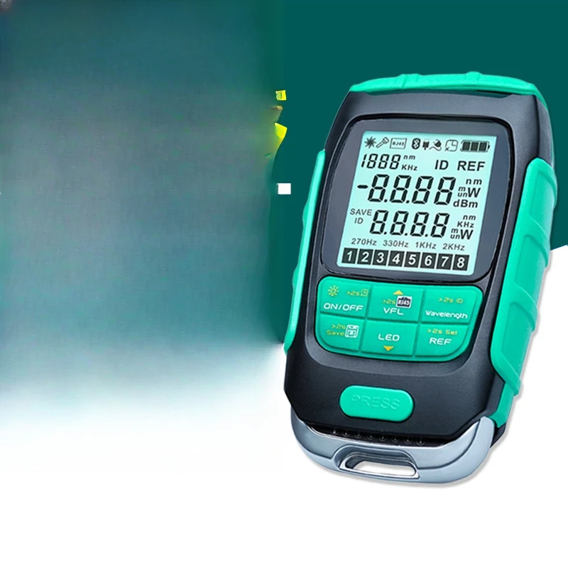 

MT-7616/7615 fiber optic power meter 4 in 1 red light output 15/30mW breakpoint conduction sequencing