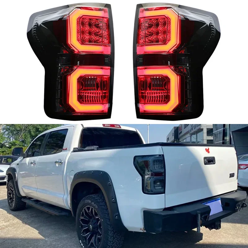 

Car Styling Tail Lights Taillight For Toyota Tundra 2007-2013 Rear Lamp DRL + Brake use Original Turn Signal And Reverse