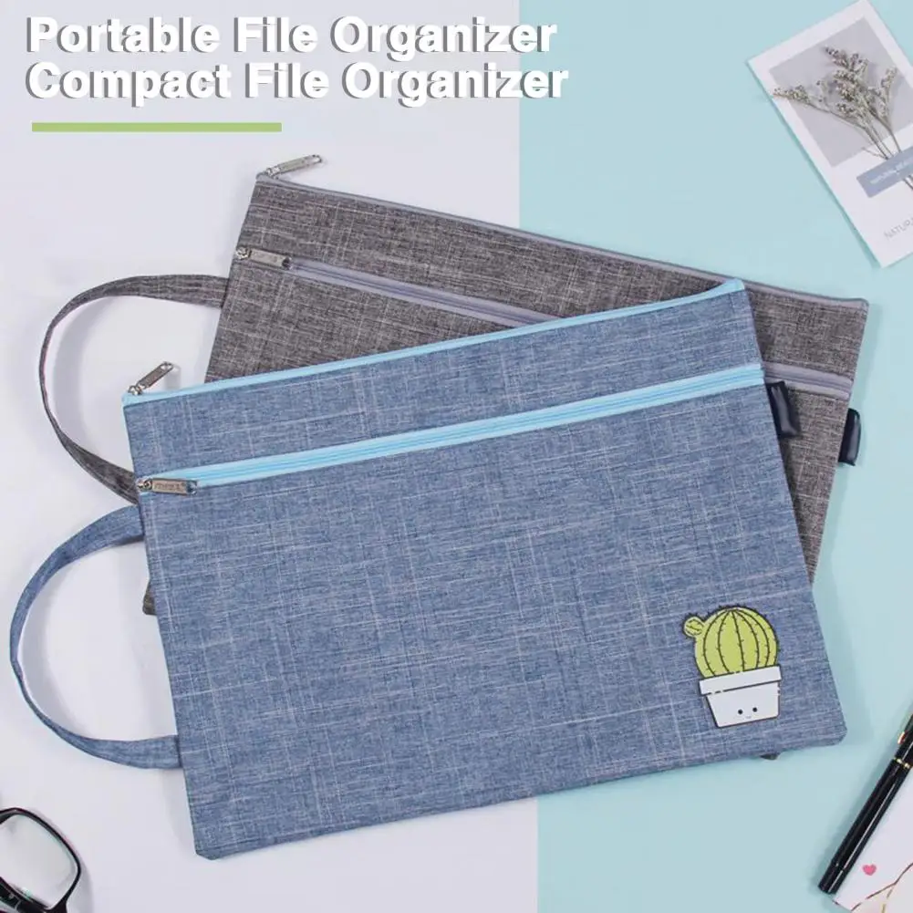 漫画のドキュメントホルダー、ポータブルファイルバッグ、情報ホルダー、学生文房具バッグ、ビジネススクール用品、a4