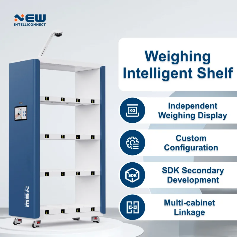 custom.16-Bay Intelligent Weight Shelf Construction PPE&Safety Gloves Real-Tracking Integrate Inventory Management Syst
