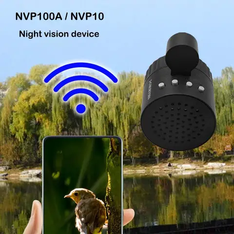 NVP100A / NVP10 Full Color High-definition Infrared Night Vision Device with Electronic Eyepiece &Screen 350M at Night Telescope