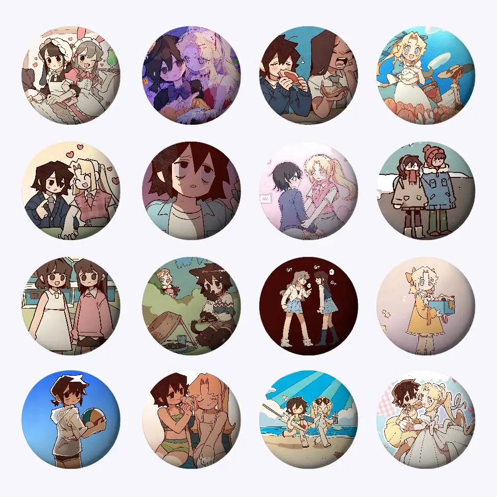 أنا أحب ايمي شارات صفيح لينة زر دبوس بروش شارة معدنية مخصصة مجوهرات اكسسوارات قبعة حقيبة التلبيب #1