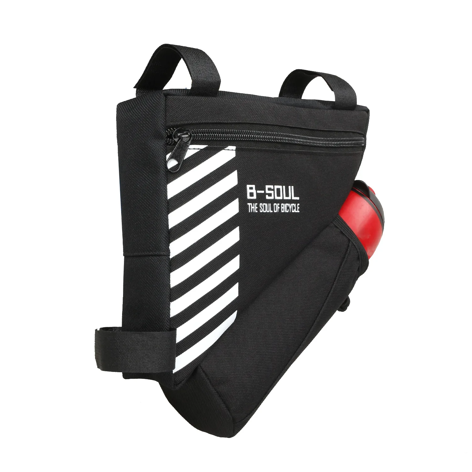 Dreipunktbefestigung Reittasche Große Kapazität Polyester Fahrradtasche B-soul Fahrradtasche Radfahren Fahrradzubehör Einfache Installation – Detail 6