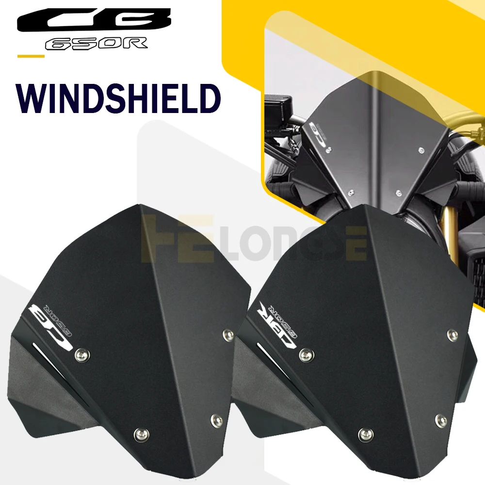 Motorcycle Accessories Sports WindScreen Front Windshield Visor Deflector FOR HONDA CBR650R cbr650r CBR 650R 2019 2020 2021 2022