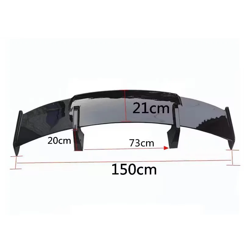 MP Style Big Carbon Fiber Rear Trunk Spoiler Wing For BMW M2 M3 M4 G80 G82 3 4 m series, 100% Tested Well