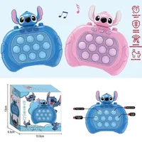 New Stitch Smile Quick Push Game Pop Up Fidget Bubble Electronic Pop it Professional Game Lightweight Stress Relieving Toy