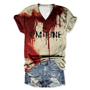 Camisetas con sangre halloween sale