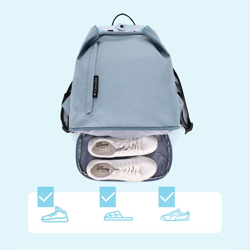 Foldable Swimming Bag Women Backpack Dry Wet Bag Camping Fitness Yoga Sport Travel Pool Beach Swimsuit Shoes Storage Dry Wet Bag