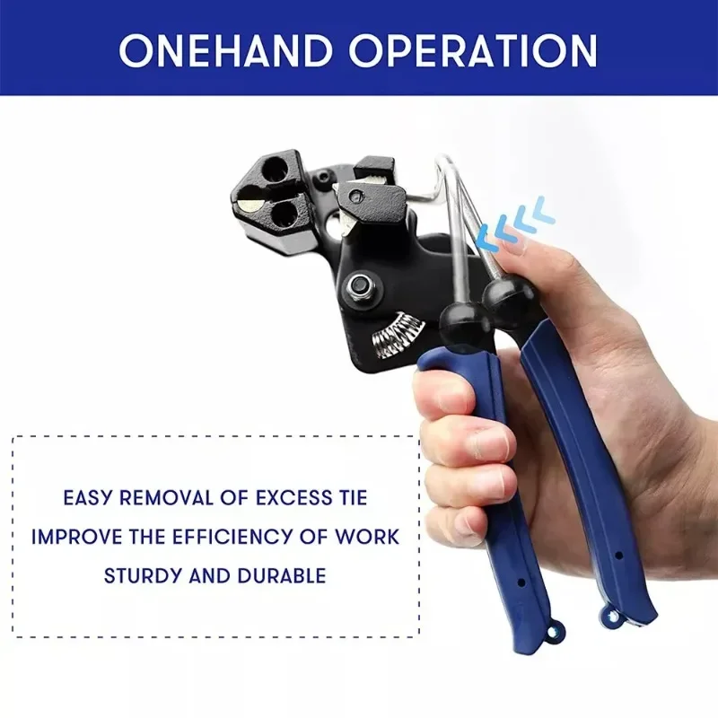 Cable Tie Pliers Fastening Band Cutter 304 Stainless Steel Locking Cable Tie Gun Manual Winding Cutting Tool New