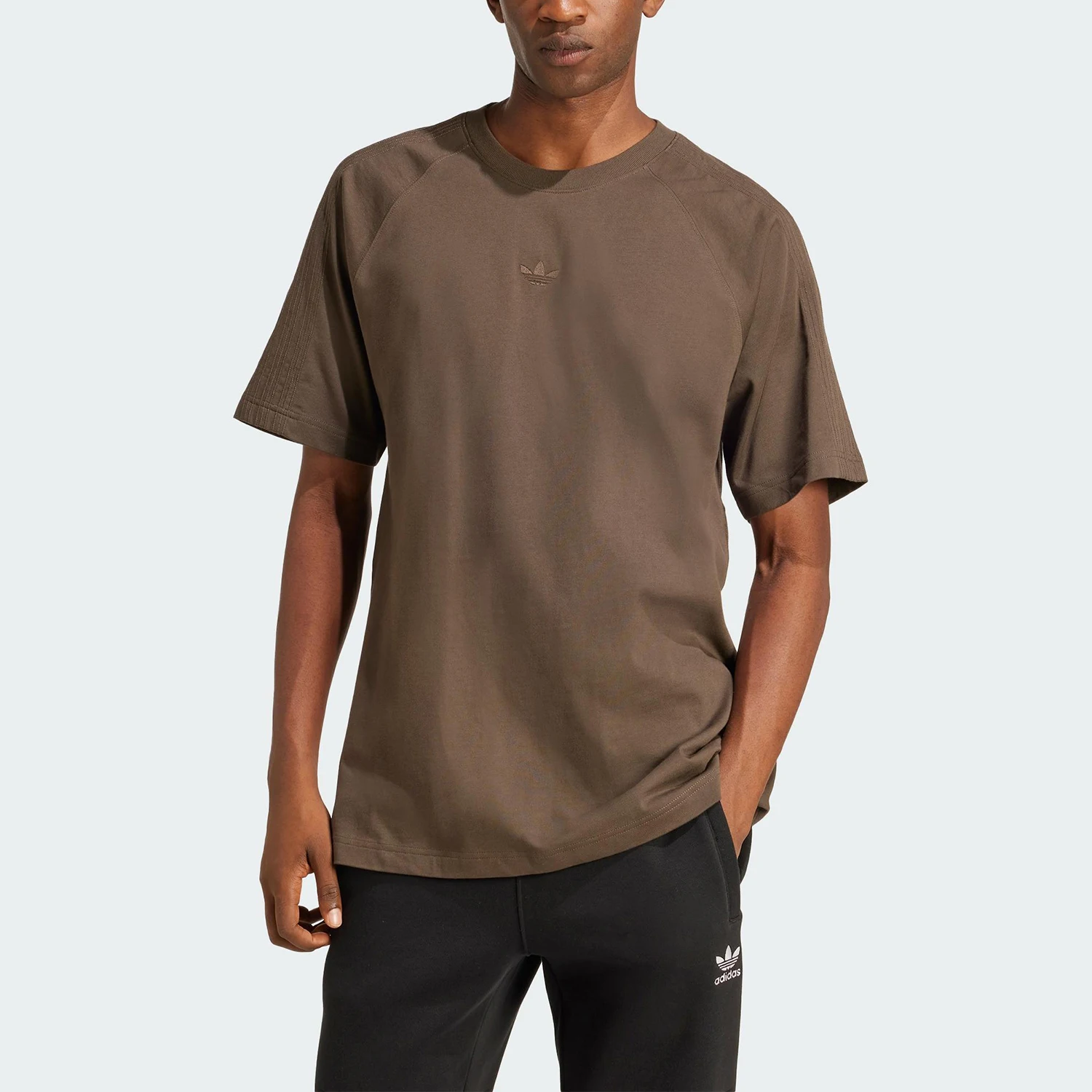 

Adidas Originals Men's Retro Loose-fit Knitted Casual T-shirt JD3276