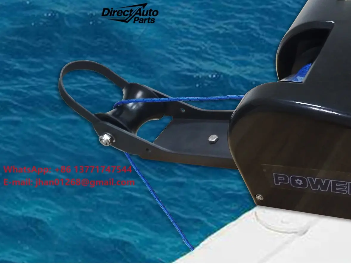 

12V Wireless Remote Control Anchor Winch for Freshwater 25LBS Black Marine Boat