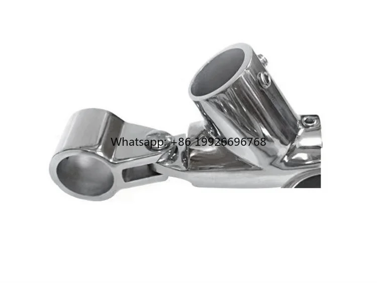 

Pipe Fittings Bracket Marine 316 Stainless Steel Marine Hardware Tee Rail Fitting With Bimini Boat Tops Manufacturer