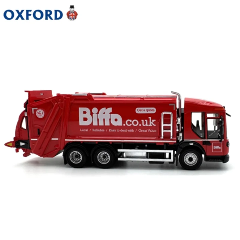 

OXFORD литой под давлением 1/76 грузовик для сбора мусора, модель автомобиля из сплава, классический сувенир для взрослых, подарок, статический дисплей